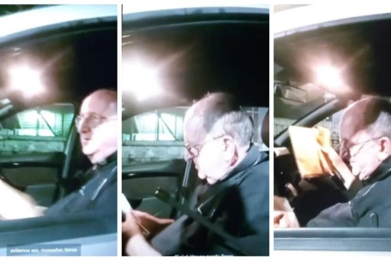 ESCANDALOSO VIDEO  Arzobispo fue detenido conduciendo ebrio y sin licencia