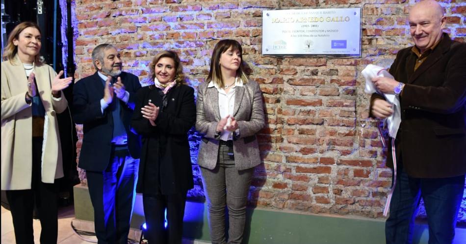 Homenajearon al poeta y compositor Mario Arnedo Gallo