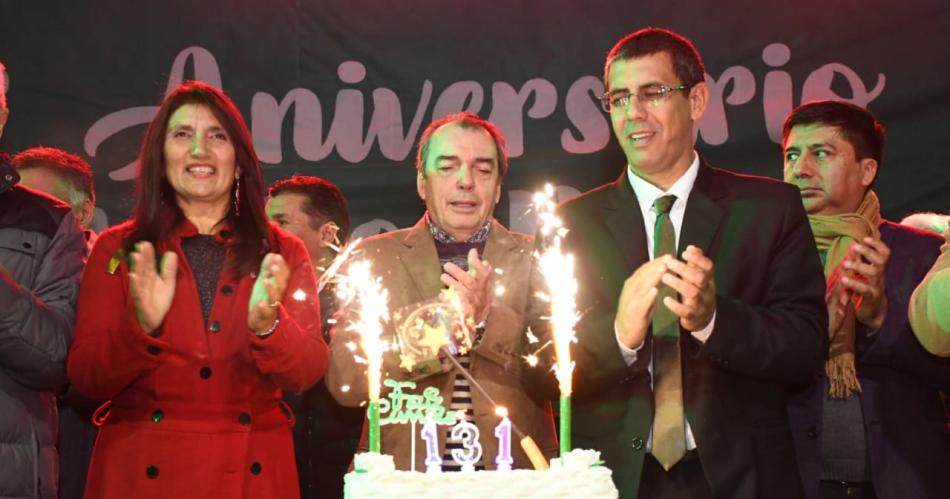 La Cantildeada celebroacute sus 131 antildeos con la entrega de viviendas y la inauguracioacuten de obras