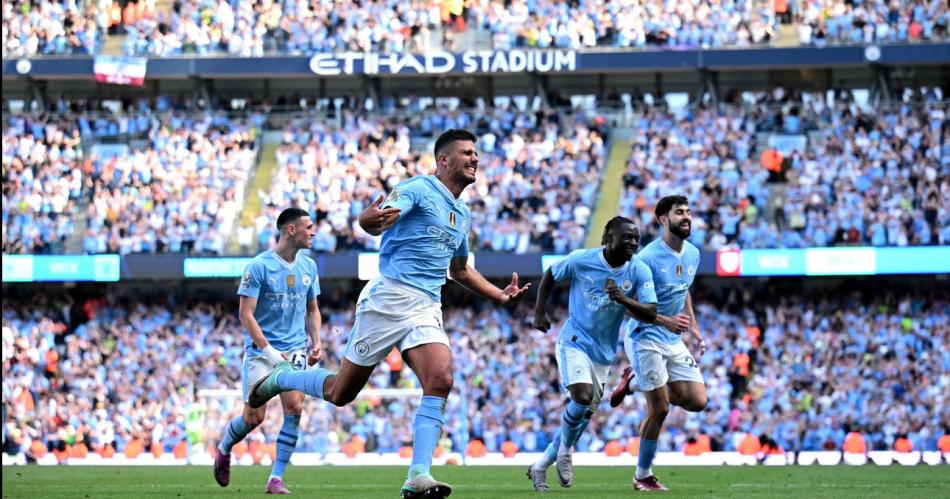 Manchester City le ganoacute a West Ham y es campeoacuten de la Premier League