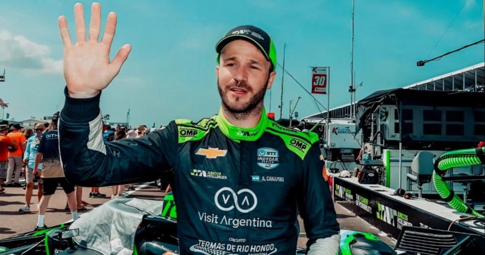 IndyCar- Canapino tuvo un muy buen saacutebado en Detroit y se ilusiona