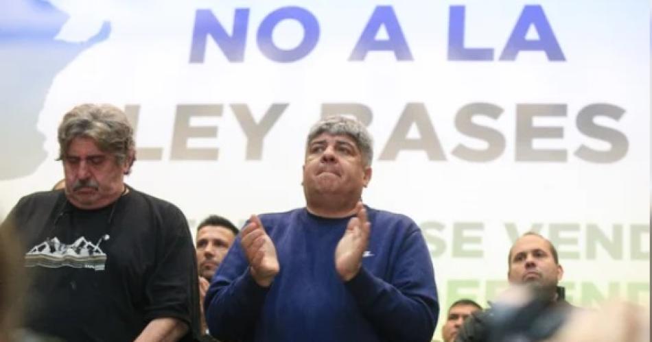 Moyano a los senadores por la Ley Bases- Se convierten en heacuteroes o en traidores