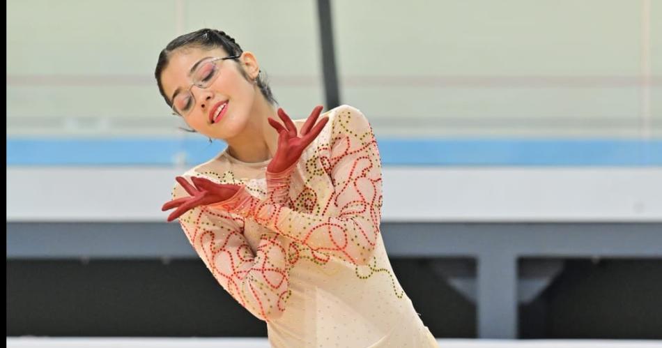 Delfina Guzmaacuten se destacoacute en el Nacional de Patinaje Artiacutestico en San Juan