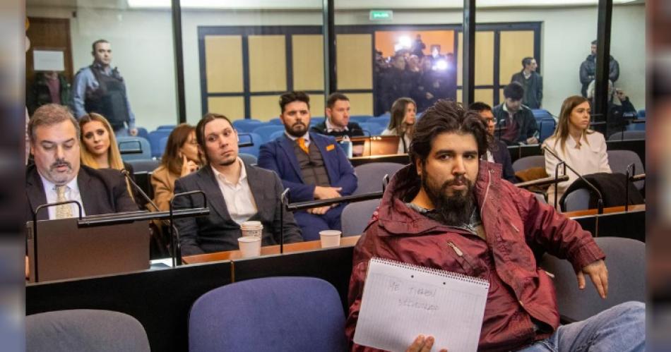 Fernando Sabag Montiel en la primera jornada del juicio oral en su contra Foto NA- DAMIÁN DOPACIO