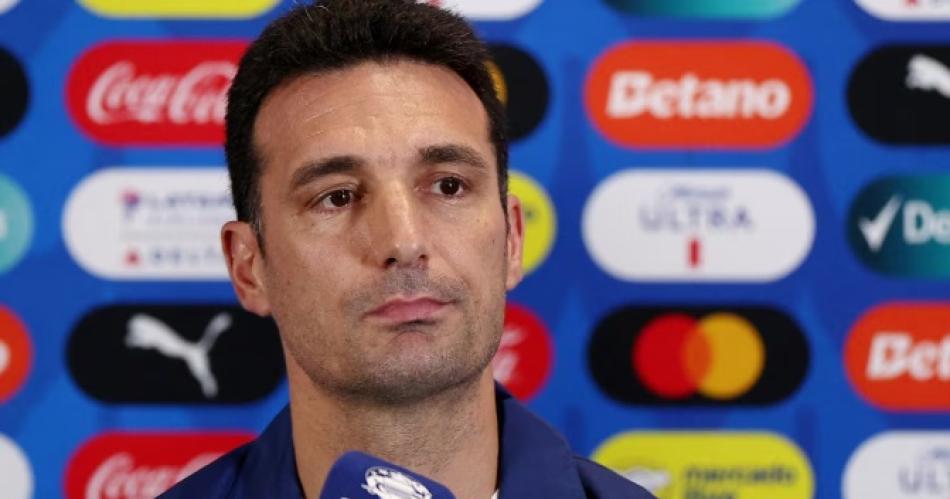 Scaloni en su ltimo conferencia antes de la final de la Copa América- Queremos ser dueños del partido (Foto- Reuters)