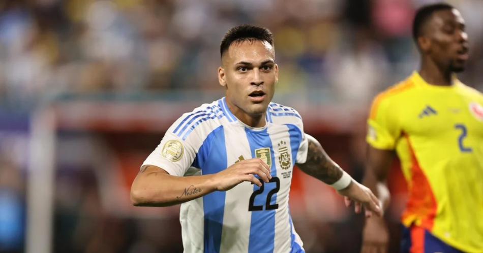 VIDEO El golazo de Lautaro Martiacutenez que le dio el tiacutetulo a la Seleccioacuten Argentina