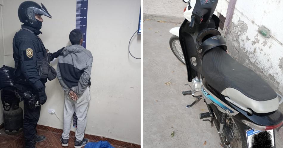 Visera ingresoacute a una casa quiso robar una moto pero se llevoacute una campera
