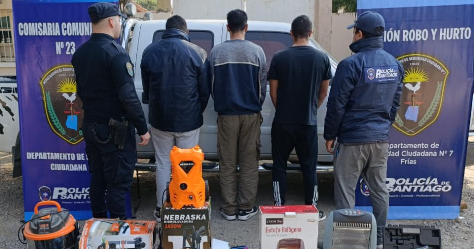 REDADAS FRUCTÍFERAS- Hasta anoche fueron apresados dos bandeños y un friense Tres prófugos cruzaban los dedos y se encomendaban a la reserva de los caídos