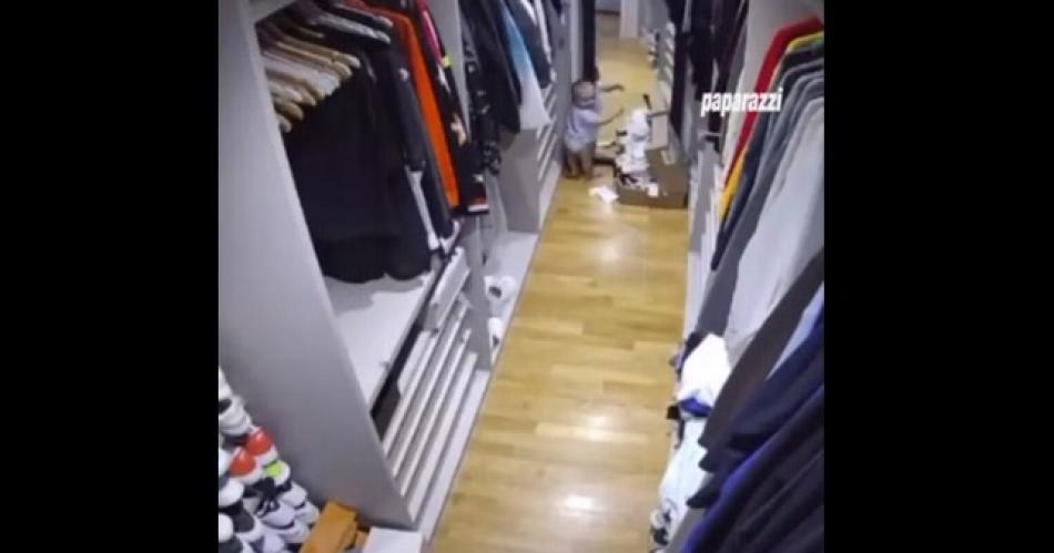 TERRIBLE VIDEO El hijo de Lautaro Martiacutenez casi pierde la vida en un accidente en su hogar