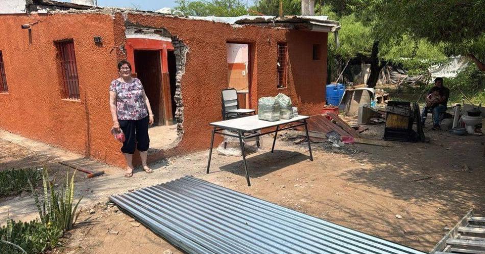 Juanita recibioacute asistencia provincial