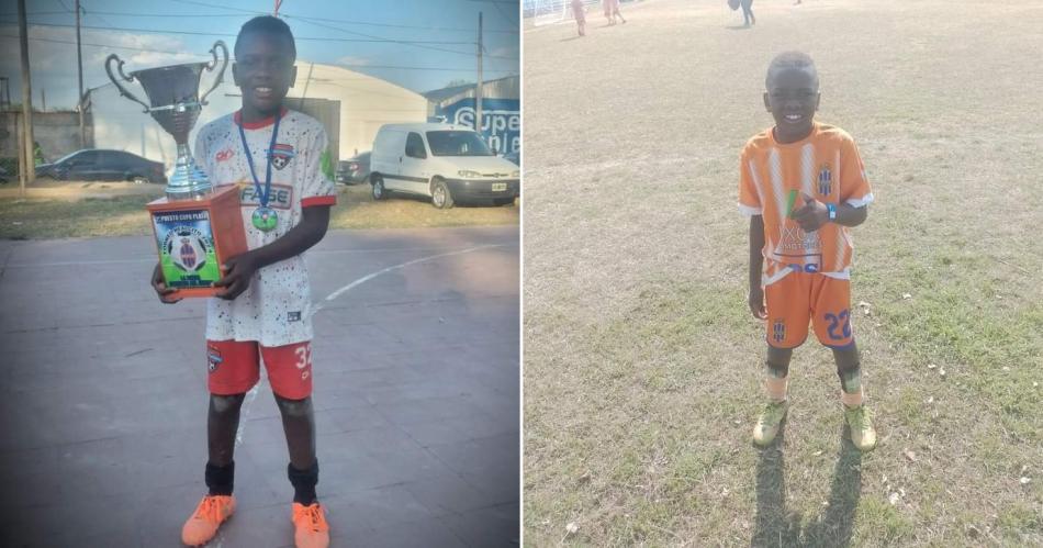 Quieacuten es el nene haitiano de 7 antildeos que vive en Santiago y seraacute probado en River Plate