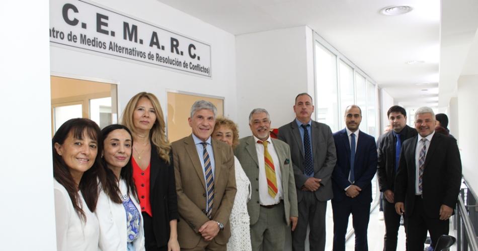 El Dr Loacutepez Alzogaray dejoacute habilitado el Centro de Mediacioacuten en Las Termas