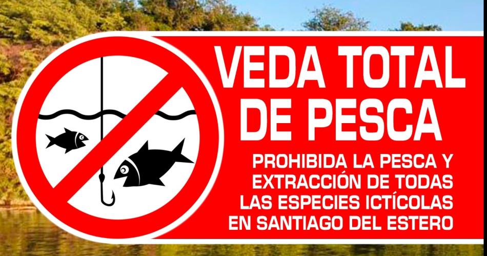 Desde este viernes rige la veda total de pesca