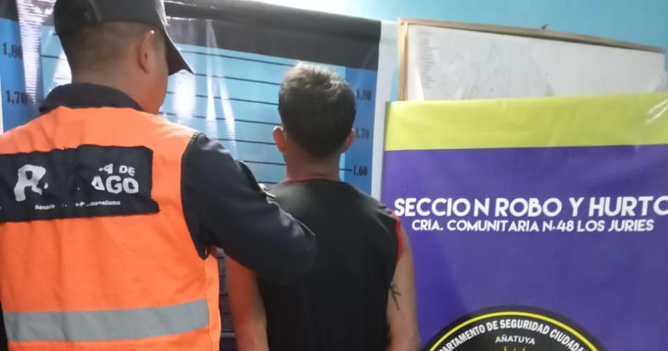 Preso por robar bienes y casi 80 mil desde el auto de una docente