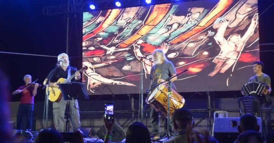 DEBUT El D�o Coplanacu act�o por primera vez en el festival de Herrera