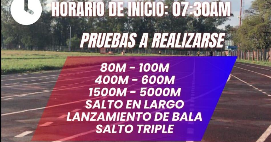 Este saacutebado se abre la temporada de atletismo de pista en el Polideportivo Provincial