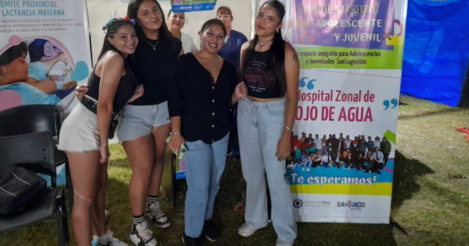 Villa Ojo de Agua- instalaron un consultorio de salud integral en el Festival del Artesano