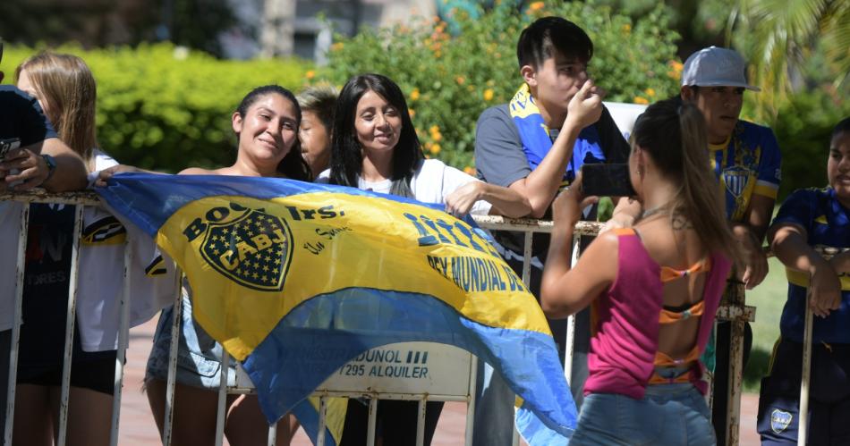 FOTOS- La previa Xeneize en la siesta santiaguentildea