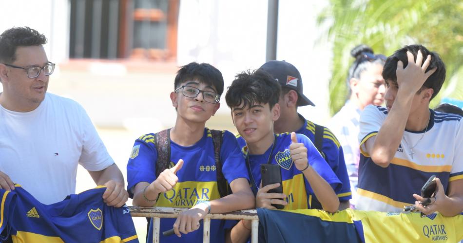 FOTOS- La previa Xeneize en la siesta santiaguentildea