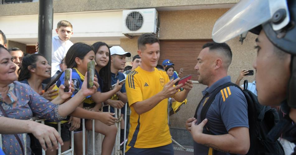 FOTOS- La previa Xeneize en la siesta santiaguentildea