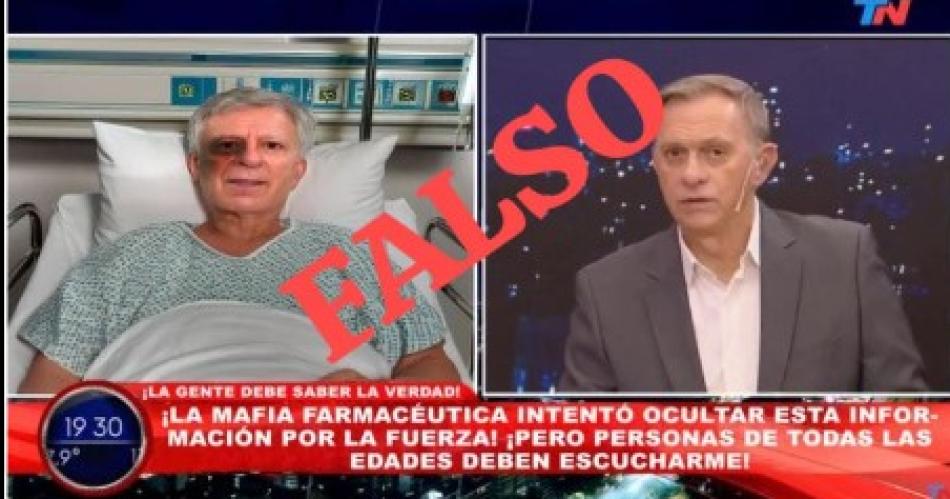 Circula una información falsa