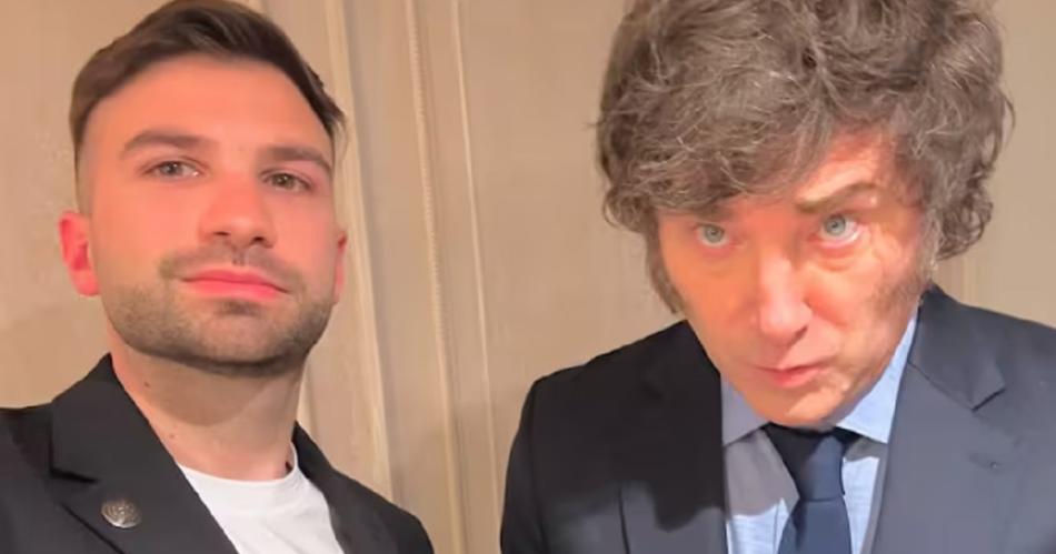 Mauricio Novelli y el Presidente Javier Milei Foto- Instagram