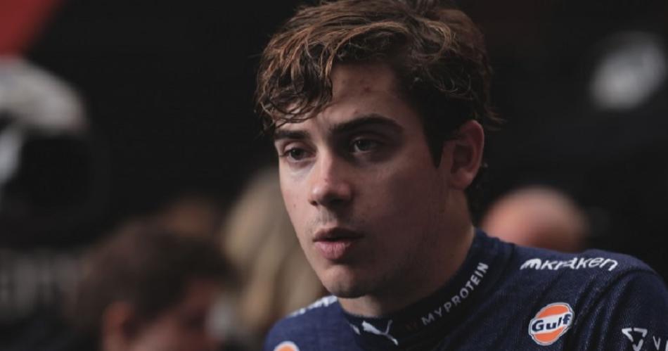 Franco Colapinto piloto de la Fórmula 1 Foto- Google