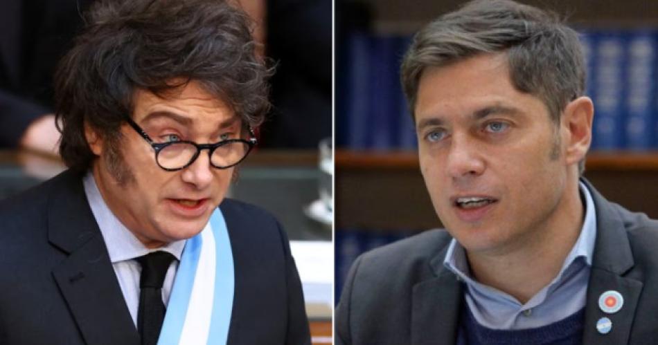 Axel Kicillof le pidió un cambio de actitud a Javier Milei (Fotos- REUTERSNA)