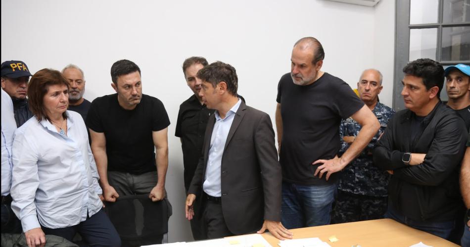 Bullrich y Petri llegaron a Bahía Blanca y se reunieron con Kicillof (Foto- XKicillof)