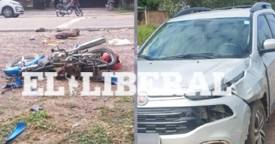 Accidente de tr�nsito sobre Ruta Nacional N� 9 Foto- El Liberal