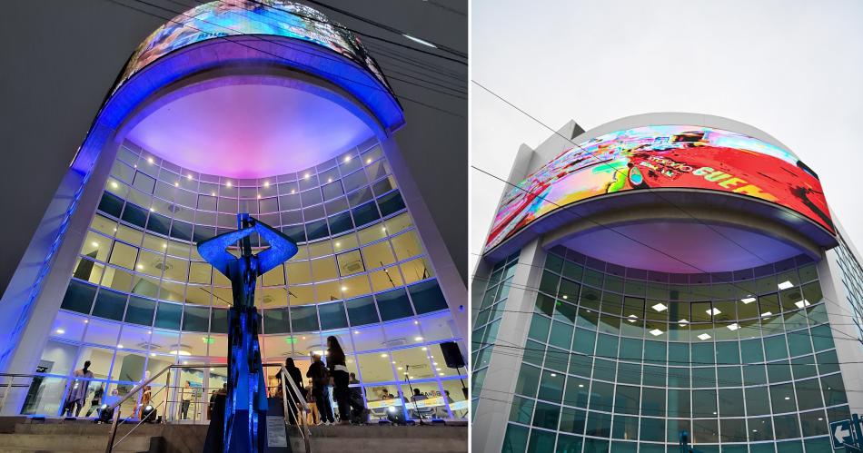 Un moderno edificio jerarquiza uno de los principales puntos del microcentro termense