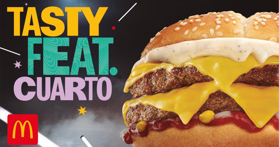McDonalds presenta su nueva Tasty Feat Cuarto- ya disponible en Santiago del Estero