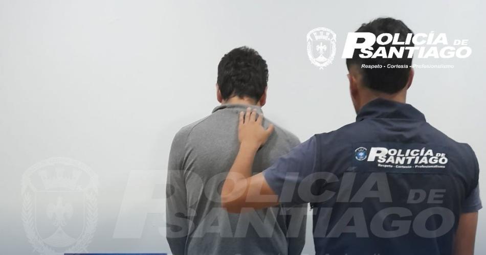 Maldonado no dijo nada esposado y rumbo al patrullero