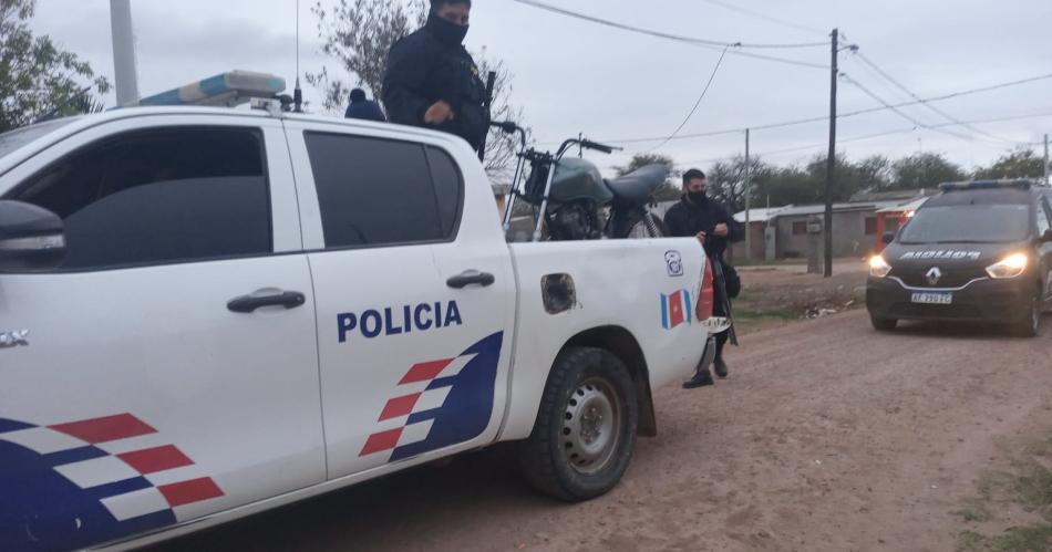 RASTRILLAJE Amplio despliegue de las fuerzas de seguridad para atrapar al agresor