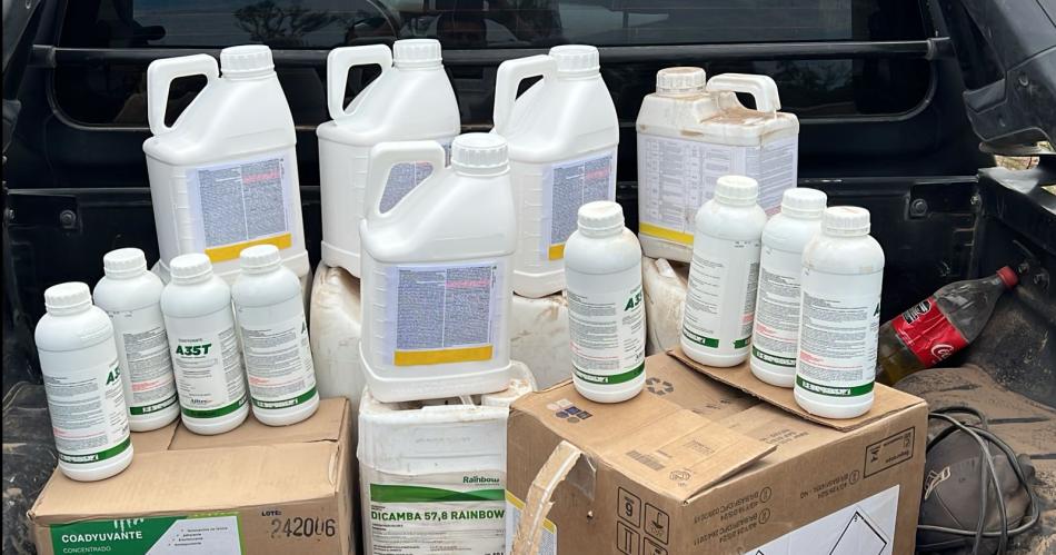 SECUESTROS La policía recuperó parte de los agroquímicos negociados