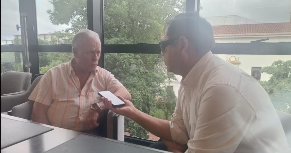 ANDRÉS RODRÍGUEZ El secretario gral nacional de UPCN dialogó con EL LIBERAL