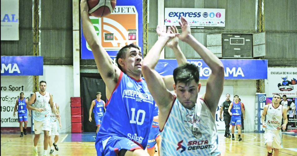 CLAVE Independiente BBC tuvo pudo cerrar bien el juego y cayó ante Salta Basket Ahora la serie quedó igualada en 1 por bando