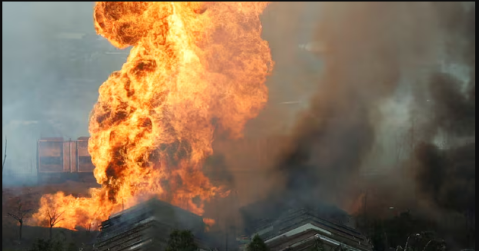 Tremenda explosión de un gasoducto en Malasia- hay al menos 63 heridos