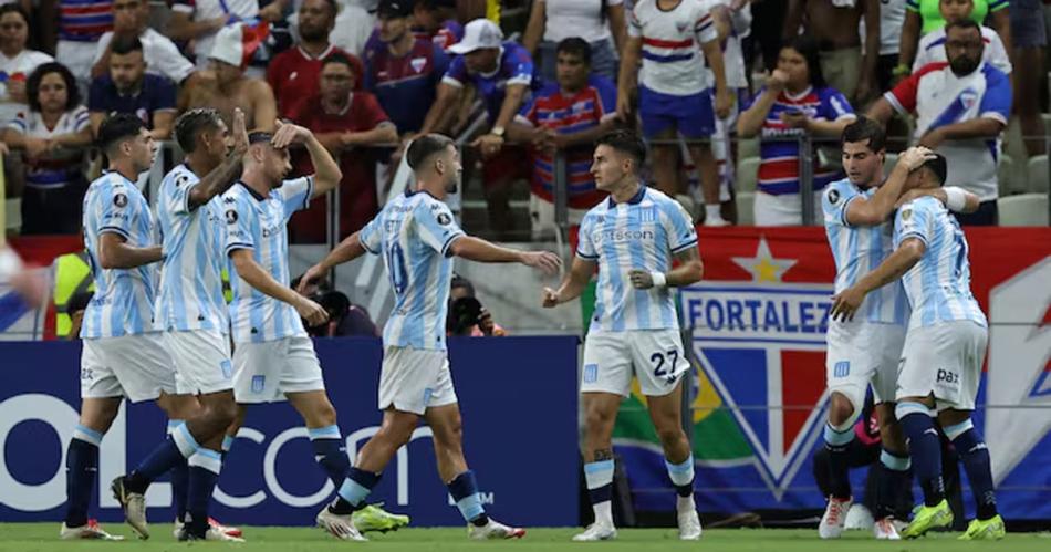 Racing dio el golpe en Brasil- goleoacute a Fortaleza en su debut en la Copa Libertadores