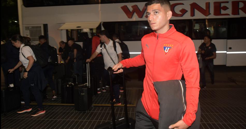 Llegoacute a Santiago la Liga de Quito rival de Central Coacuterdoba