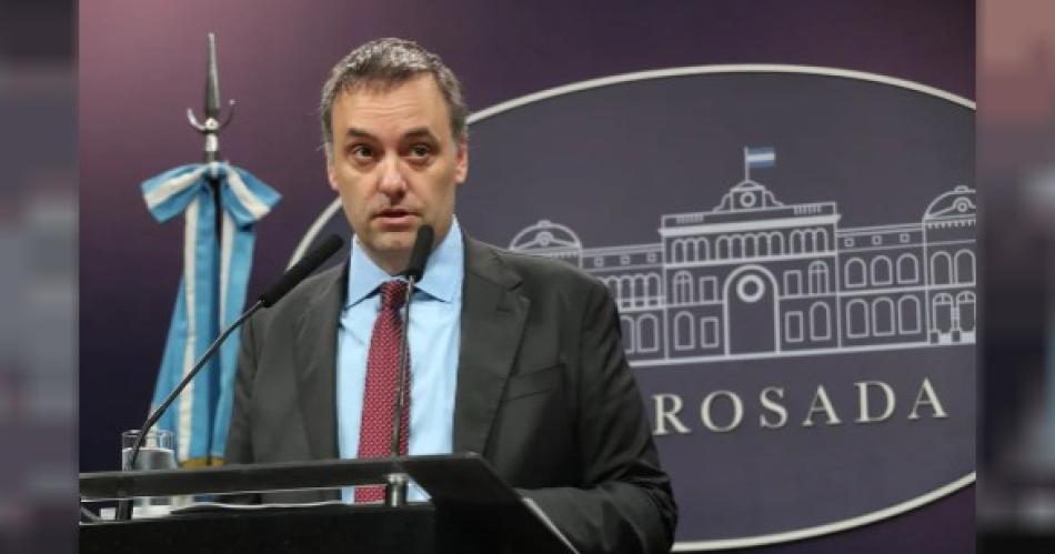 El vocero presidencial Manuel Adorni