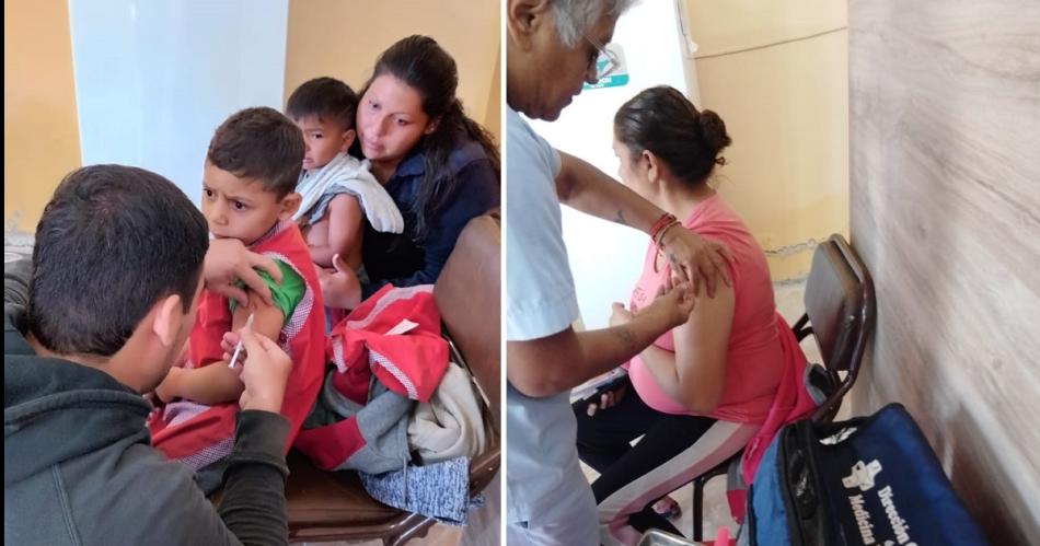 Jornada de vacunación en la Posta Sanitaria de La Florida