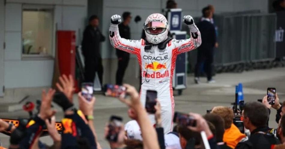 Max Verstappen festejó su primer triunfo en el año Foto NA- Fórmula 1