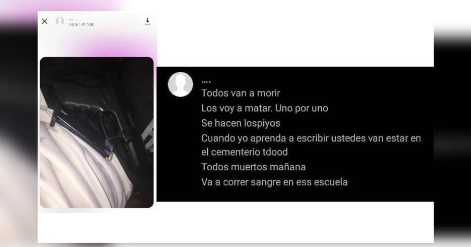 Los voy a matar uno por uno- suspenden las clases en una escuela por amenazas de un alumno armado