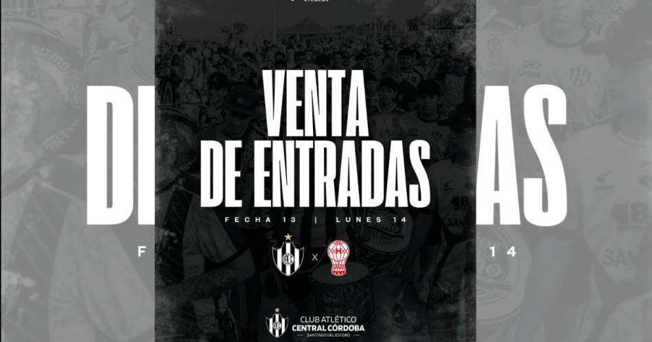 Central Córdoba jugar� con Hurac�n en el Madre de Ciudades