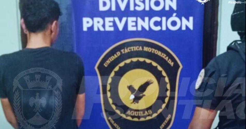 Recuperan bienes robados y detienen a un joven en el barrio Agua Santa