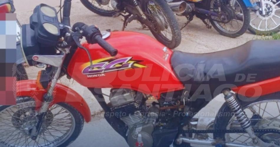 Retienen en pleno centro una motocicleta con el nmero de motor adulterado