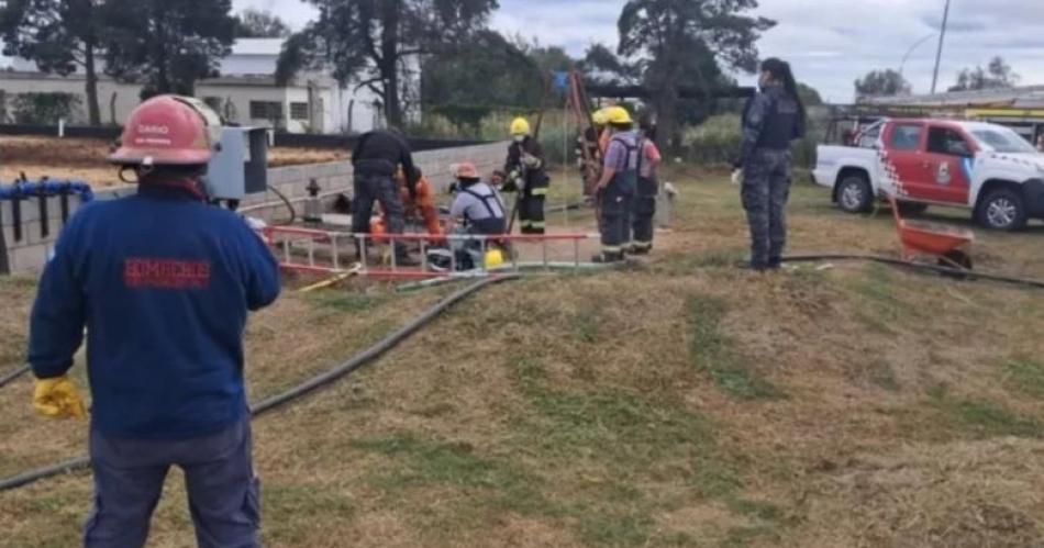 Tragedia laboral- mueren dos operarios por inhalacioacuten de gases