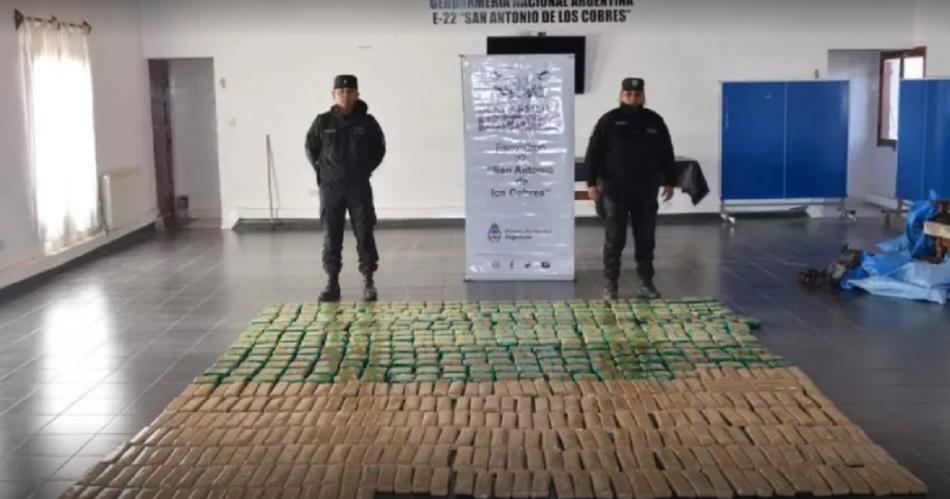 Gendarmeriacutea Nacional incautoacute maacutes de 150 kilos de hojas de coca