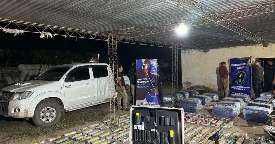 La policía realizó importantes secuestros en el operativo